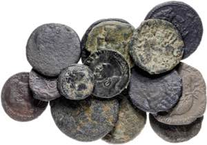 Celtiberian coins - Lote de 11 bronces ... 