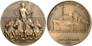 World medals - Francia. 1931. Compañía de ... 
