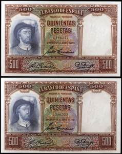 Banco de España - 1931. 500 pesetas. (Ed. ... 