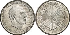 1966*1970. Franco. 100 pesetas. (AC. 150). ... 