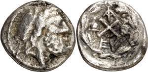 (85 a.C.). Peloponeso. Liga Aquea (Esparta). ... 