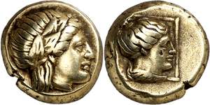 (377-326 a.C.). Lesbos. Mytilene. Hekté. ... 