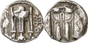 (480-430 a.C.). Italia. Krotón. Tridracma. ... 