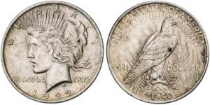 Estados Unidos. 1922. Filadelfia. 1 dólar. ... 