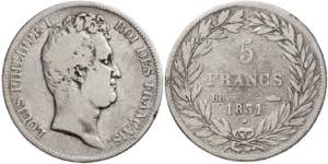 Francia. 1831. Luis Felipe I. BB ... 