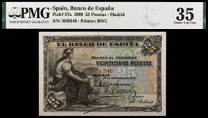 1906. 25 pesetas. (Ed. B98) (Ed. 314). 24 de ... 