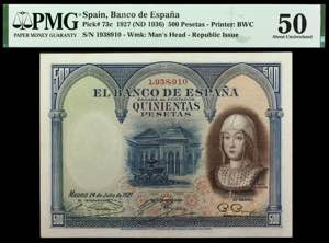 1927. 500 pesetas. (Ed. C3) (Ed. 327). 24 de ... 