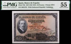 1927. 50 pesetas. (Ed. B122) (Ed. 339). 17 ... 