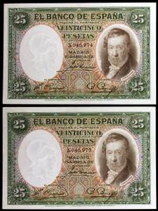 1931. 25 pesetas. (Ed. C9) (Ed. 358). 25 de ... 