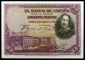 1928. 50 pesetas. (Ed. D8) (Ed. 407). 15 de ... 