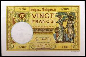 Madagascar. s/d (ca. 1937-1947). Banco de ... 