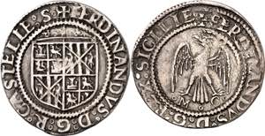 Ferran II (1479-1516). Sicília. Tarí. ... 
