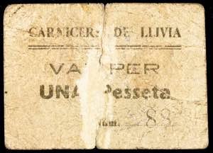 Llivia. Carniceria de Llivia. 1 peseta. (AL. ... 
