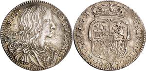 1690. Carlos II. Nápoles. AG/A. 1 carlino. ... 