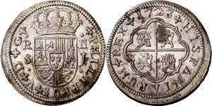 1723. Felipe V. Sevilla. J. 2 reales. (AC. ... 