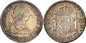 1782. Carlos III. México. FF. 2 reales. ... 