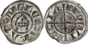 Alfons I (1162-1196). Provença. Diner de la ... 