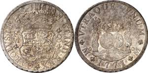 1771. Carlos III. México. FM. 8 reales. ... 