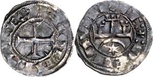 Teobaldo I (1234-1253). Navarra. Dinero. ... 