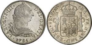 1785. Carlos III. México. FM. 8 reales. ... 