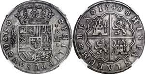 1740. Felipe V. Madrid. JF. 8 reales. (AC. ... 