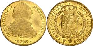 1786/5. Carlos III. Potosí. PR. 8 escudos. ... 