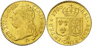 * Francia. 1790. Luis XVI. R (Orleans). 1 ... 