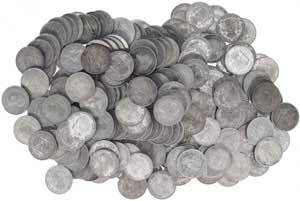 1870 a 1899. 5 pesetas. Lote de 247 monedas. ... 