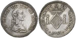 1789. Carlos IV. Valencia. Medalla de ... 