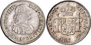 1802. Carlos IV. México. FT. 1/2 real. (AC. ... 