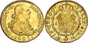1801. Carlos IV. Madrid. FA. 1 escudo. (AC. ... 