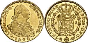 1800. Carlos IV. Madrid. MF. 2 escudos. (AC. ... 