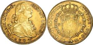 1794. Carlos IV. Guatemala. M. 8 escudos. ... 