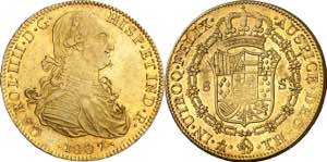 1807. Carlos IV. México. TH. 8 escudos. ... 