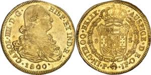 1800. Carlos IV. Popayán. JF. 8 escudos. ... 