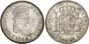 1815/4. Fernando VII. Guatemala. M. 4 ... 