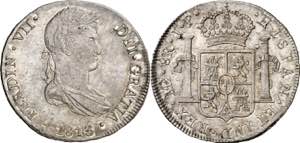 1813. Fernando VII. Lima. JP. 8 reales. (AC. ... 