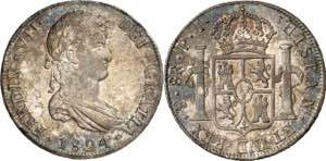 1824. Fernando VII. Potosí. PJ. 8 reales. ... 