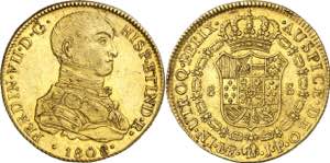 1808. Fernando VII. Lima. JP. 8 escudos. ... 
