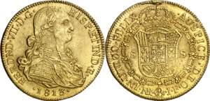 1813. Fernando VII. Santa Fe de Nuevo Reino. ... 