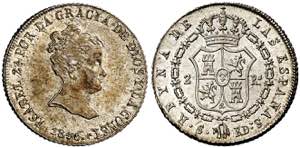 1840. Isabel II. Sevilla. RD. 2 reales. (AC. ... 