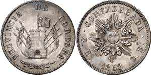 Argentina. Córdoba. 1852. 8 reales. (Kr. ... 