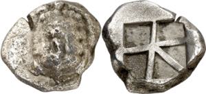 (445-430 a.C.). Egina. Estátera. (S. 2600) ... 