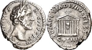 (158 d.C.). Antonino pío. Denario. (Spink ... 