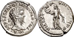 (200 d.C.). Septimio Severo. Denario. (Spink ... 
