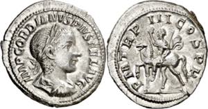 (240 d.C.). Gordiano III. Denario. (Spink ... 