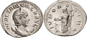 (251 d.C.). Herennia Etruscilla. ... 