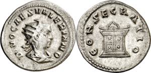 (258 d.C.). Valeriano II. Antoniniano. ... 