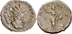 (270-271 d.C.). Victorino. Antoniniano. ... 