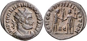 (295-299 d.C.). Maximiano Hércules. ... 